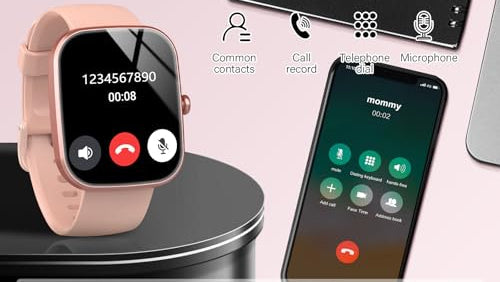 Smart Watch, 1.91" HD Screen Smartwatch for Men Women(Answer/Make Call), Fitness Watch with Heart Rate/Sleep Monitor/Steps Monitor, 110+ Sports Modes, IP68 Waterproof Activity Trackers for Android iOS