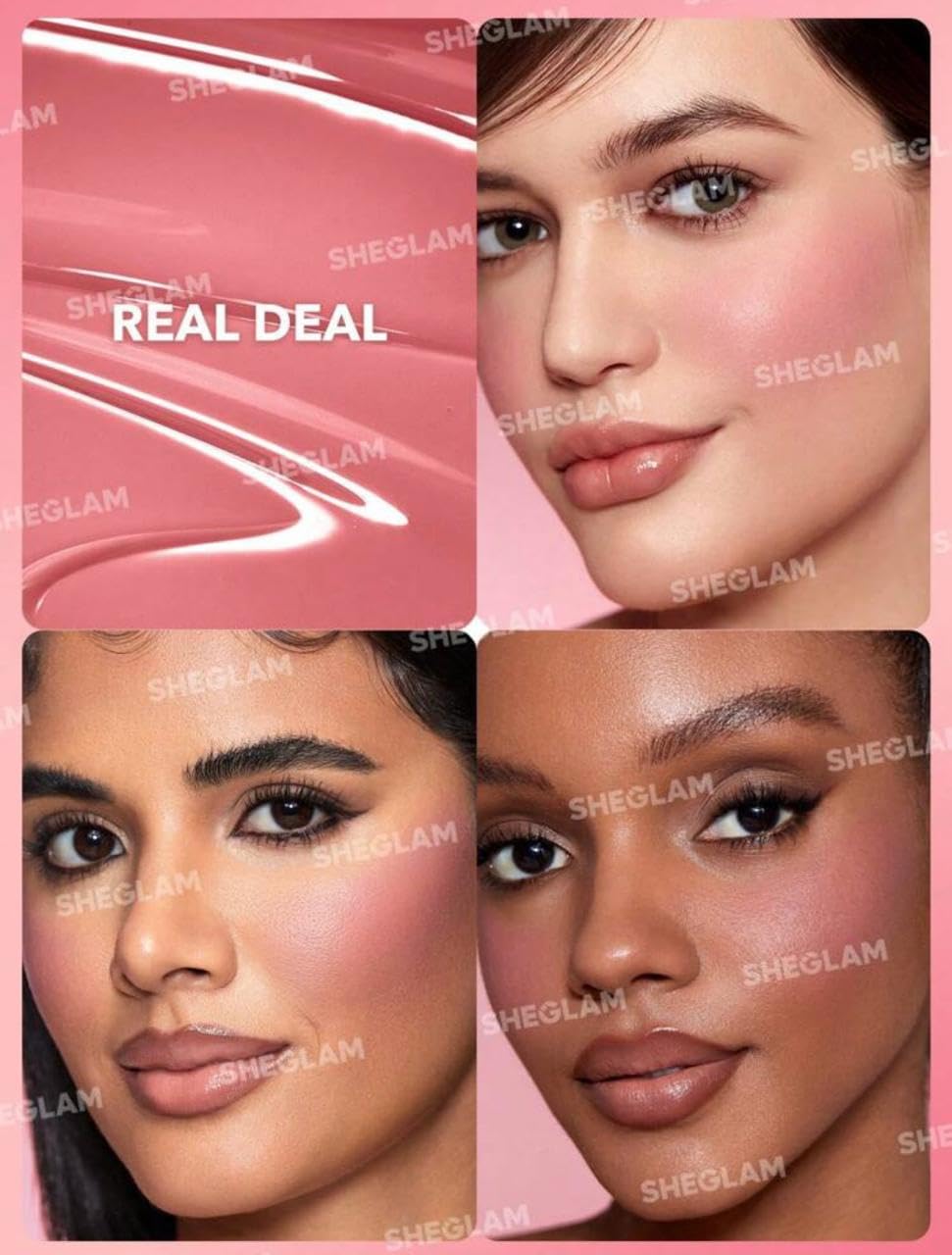 SHEGLAM Color Bloom Liquid Blush Makeup for Cheeks Matte Finish - Petal Talk