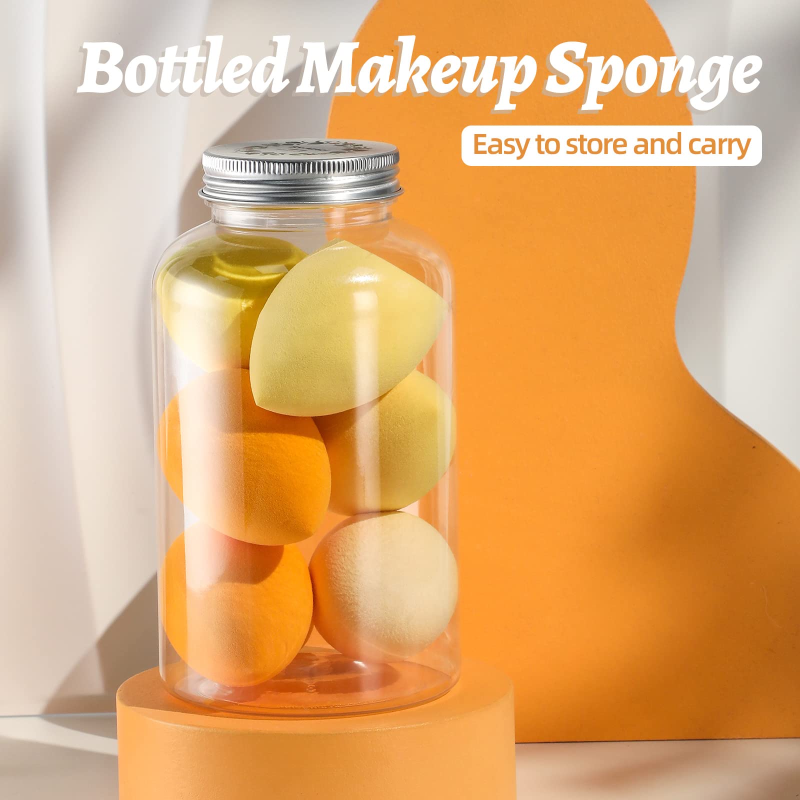 Makeup Sponge Set BS-MALL Blender Sponges 5Pcs for Liquid