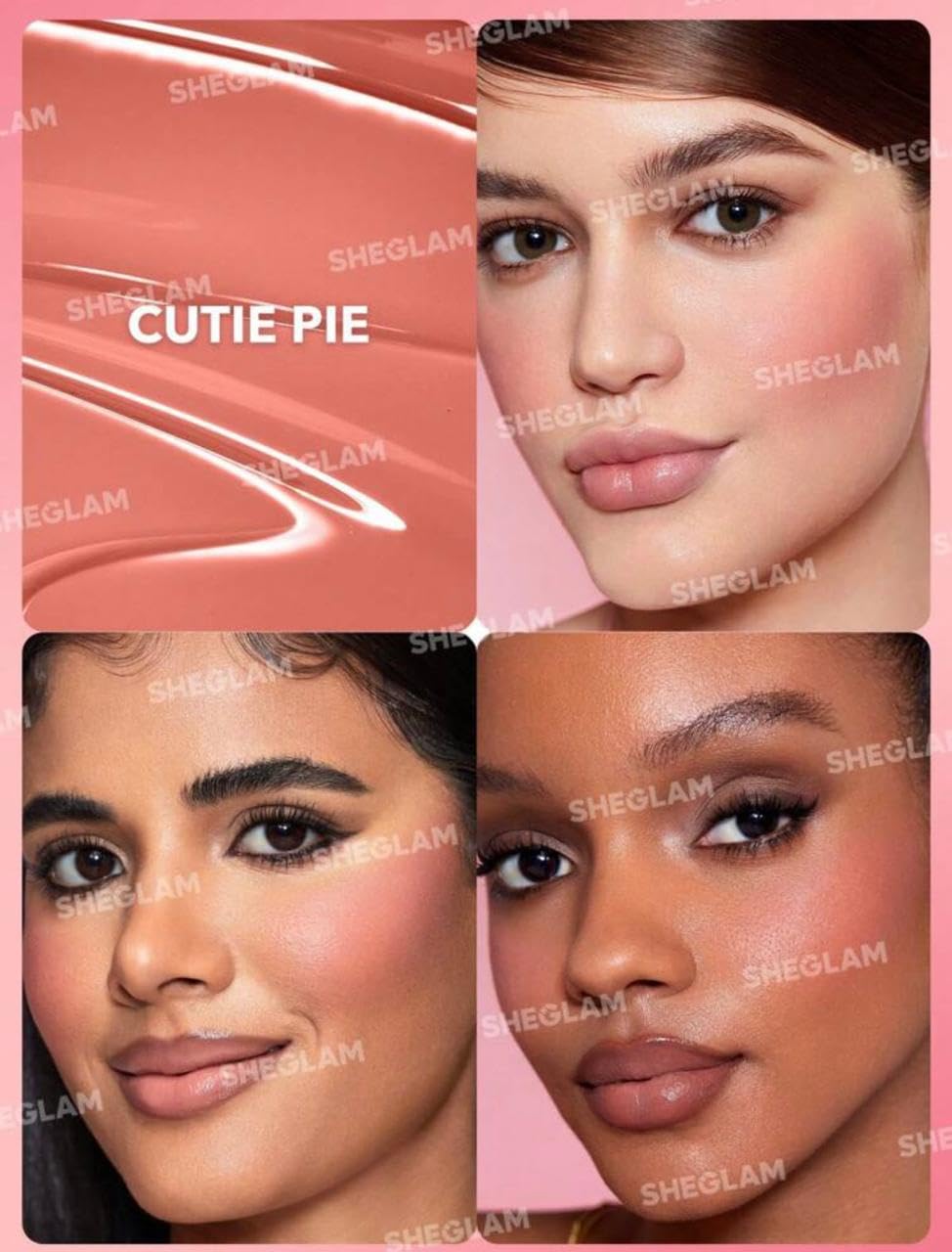 SHEGLAM Color Bloom Liquid Blush Makeup for Cheeks Matte Finish - Petal Talk