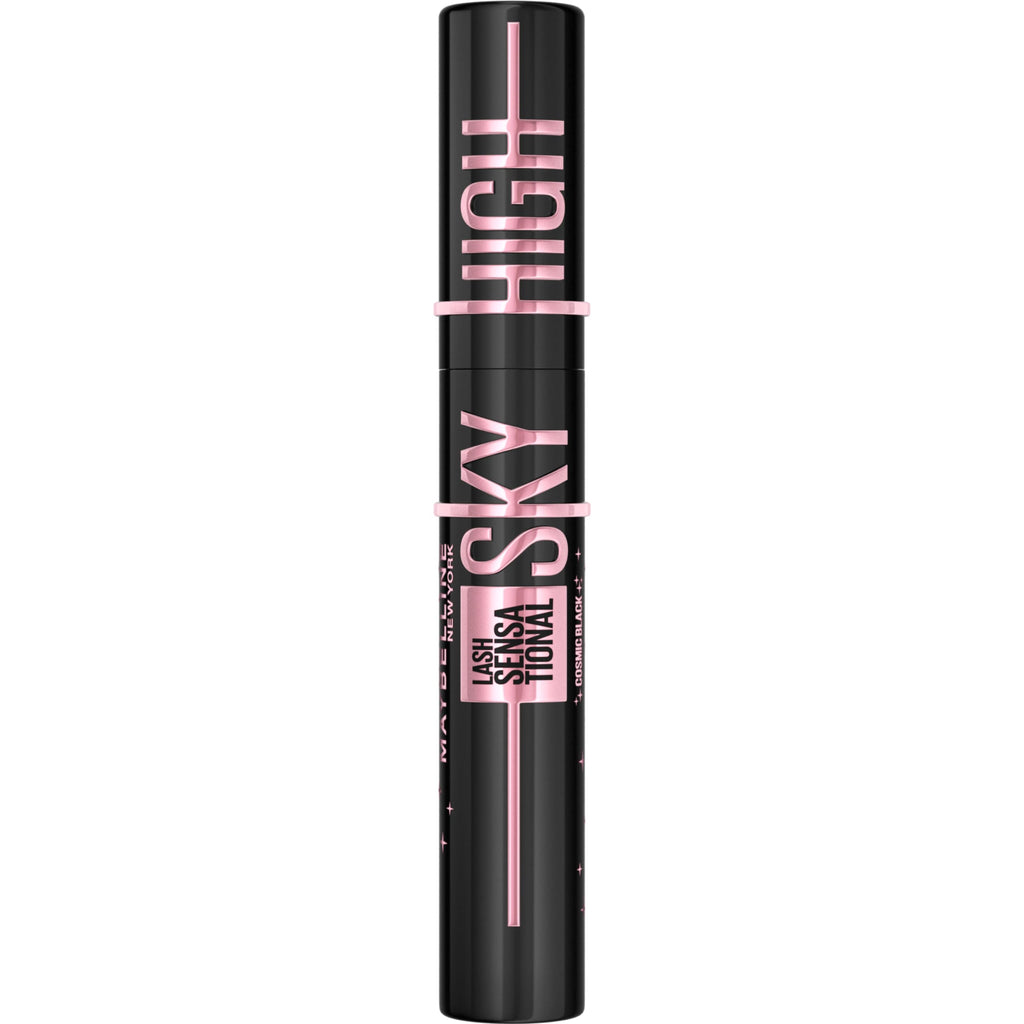 Maybelline Lash Sensational Sky High Washable Mascara Makeup, Volumizing, Lengthening, Defining, Curling, Multiplying, Buildable Formula, Blackest Black, 1 Count