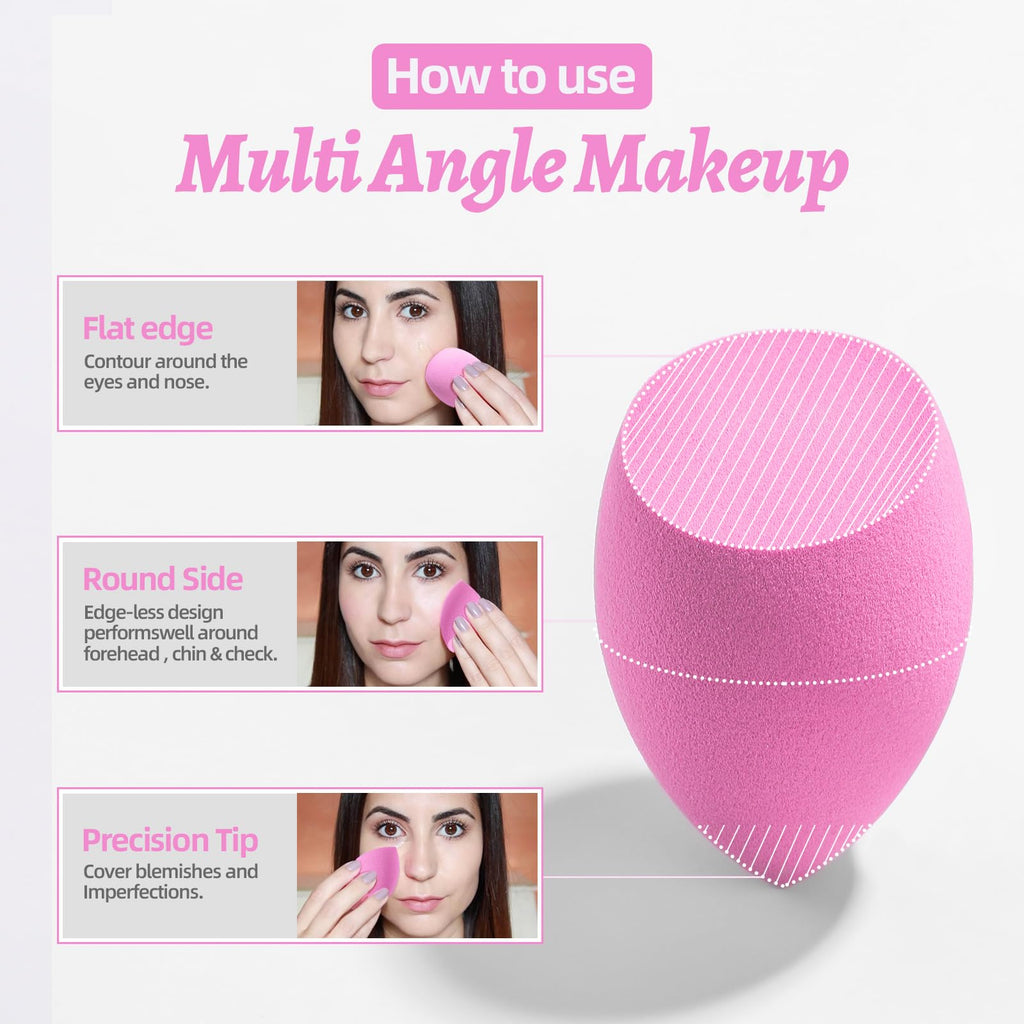 Makeup Sponge Set BS-MALL Blender Sponges 5Pcs for Liquid