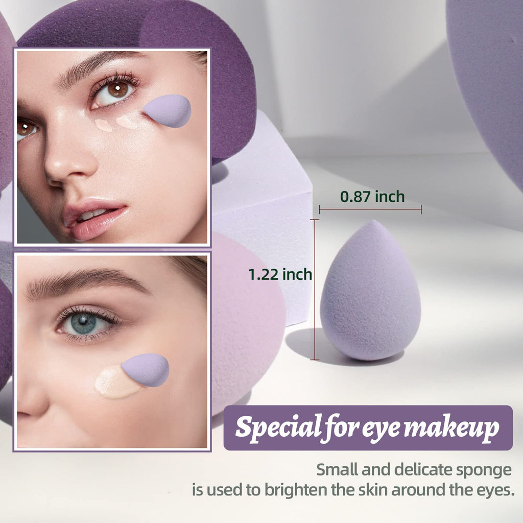 Makeup Sponge Set BS-MALL Blender Sponges 5Pcs for Liquid