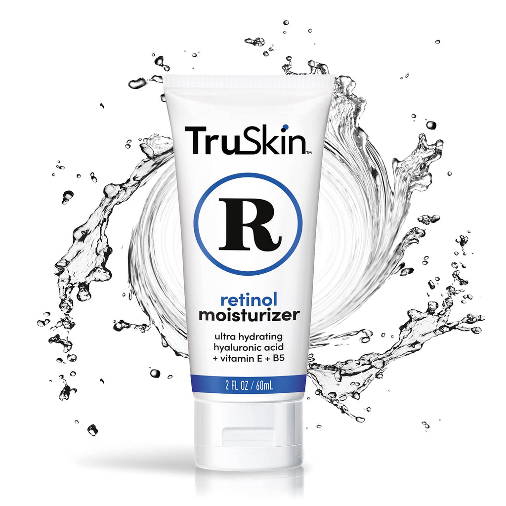 TruSkin Retinol Face Moisturizer – Powerful Anti-Aging Face Moisturizer for Women with Retinol, Hyaluronic Acid & Vitamin E – Retinol Cream for Face Promotes A More Youthful Appearance, 2 fl oz