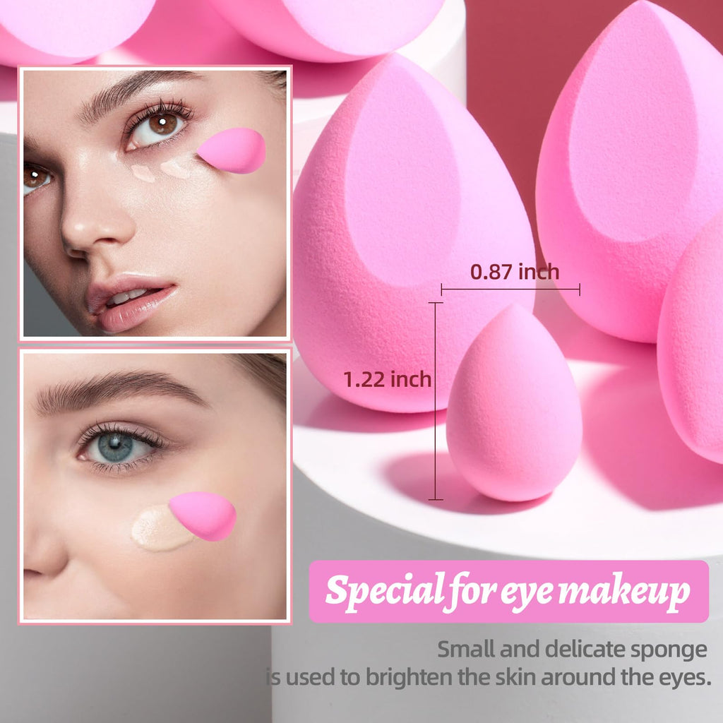 Makeup Sponge Set BS-MALL Blender Sponges 5Pcs for Liquid